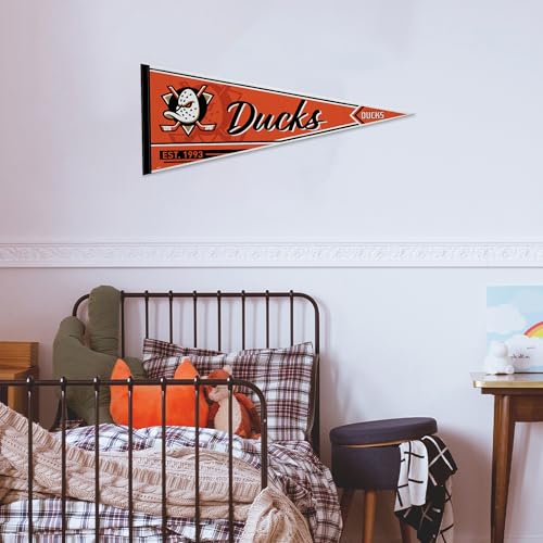 Rico NHL 12x30 Felt Pennant Wall Decor — Officially Licensed Sports Fan Gift