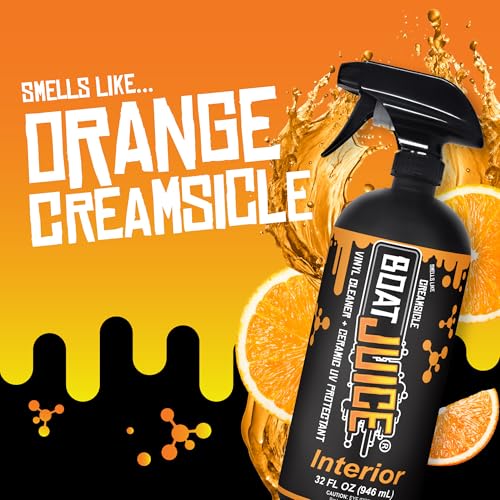2-in-1 Vinyl Boat Seat Cleaner & UV Protectant Spray - Orange Creamsicle Scent