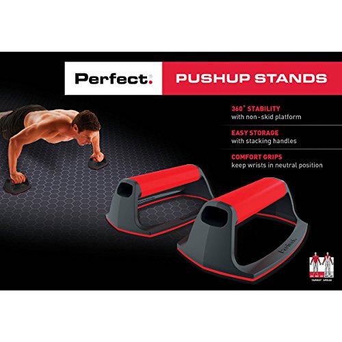 Pushup Stands for Strength Training - Non-Skid Stability