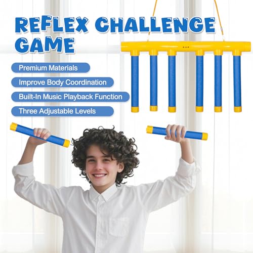 Reflex Drop Sticks Reaction Game - Hand Eye Coordination Training