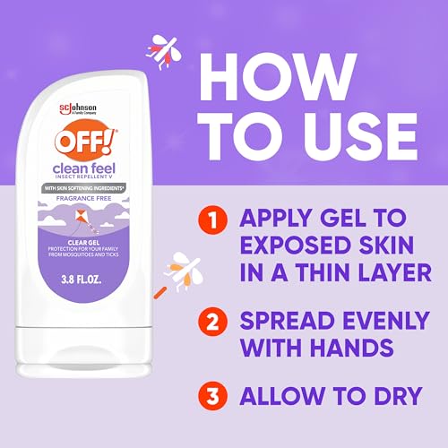 Insect Repellent Clear Gel - 20% Picaridin, 3.8 Fl Oz (Pack of 1)