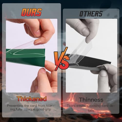 TiopLior 600 Pack Matte Card Sleeves - 6 Colors Standard Trading Card Protectors