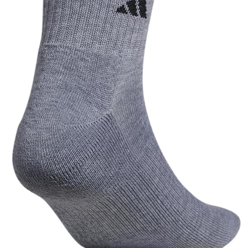 Men's Athletic Cushioned Quarter Socks 6-Pack - White