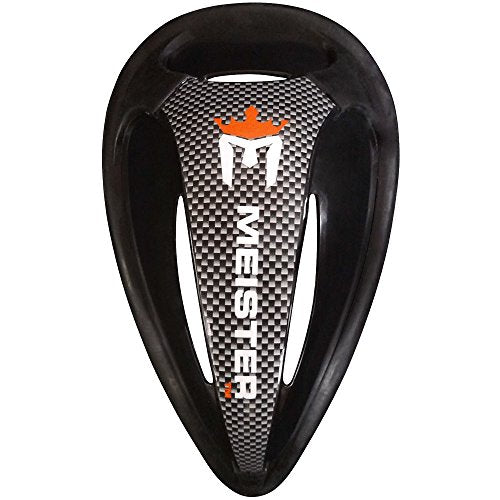 Meister Carbon Flex Groin Protector Cup for MMA & Contact Sports - Black/Carbon, Adult