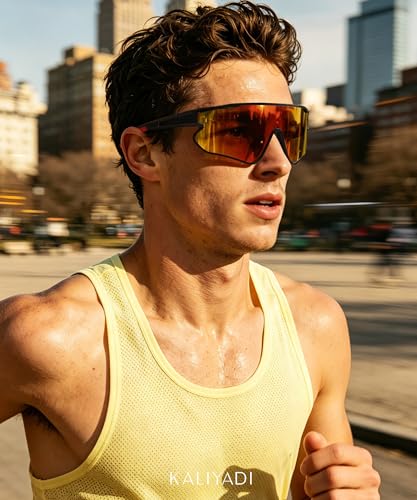 KALIYADI Polarized Sunglasses A01-black+black+black | Sports Cycling UV400 Protection