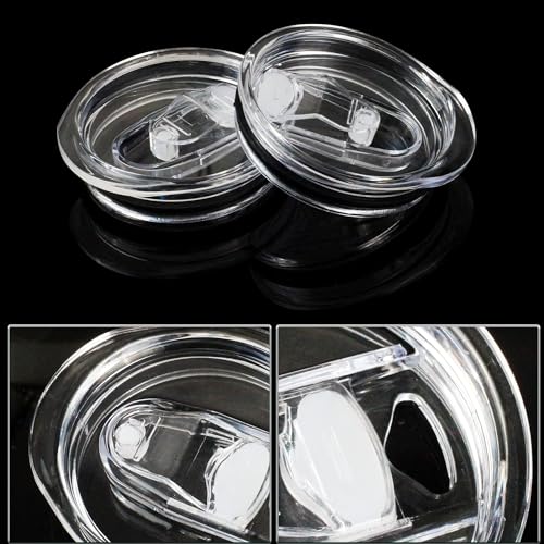 20 oz Skinny Tumbler Replacement Lids - 3 Pack for 2.76in Cups