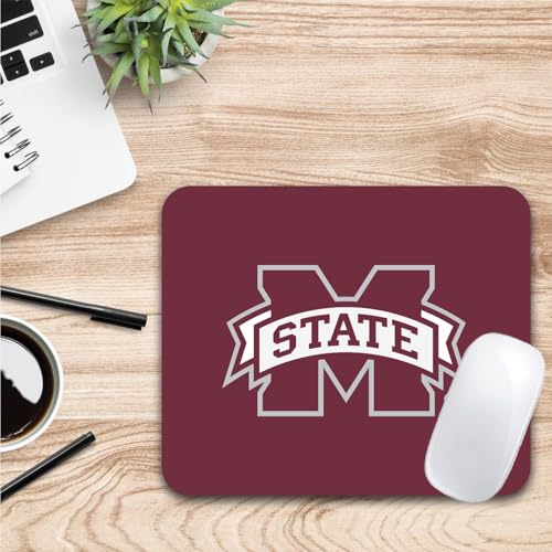 Mouse Pad - Fabric, Anti-Slip Base, Classic Red - 8.5L x 7W inches