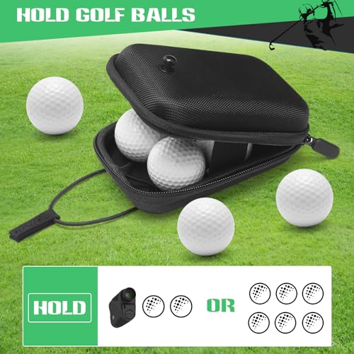 Golf Rangefinder Hard Shell Case - Universal Carry Bag (Black)