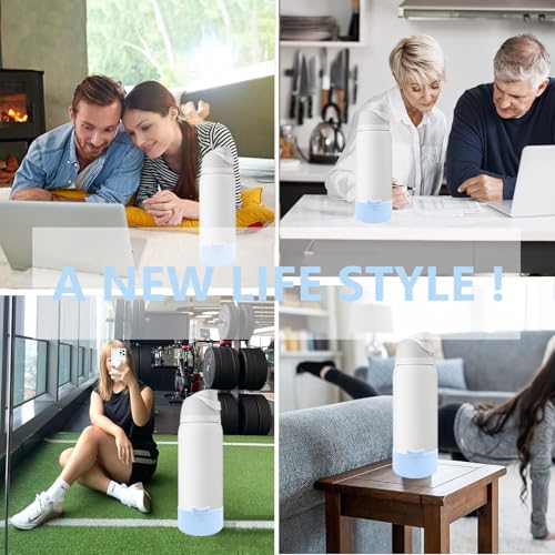 Bow Silicone Boot for Owala 32oz Water Bottle - Blue