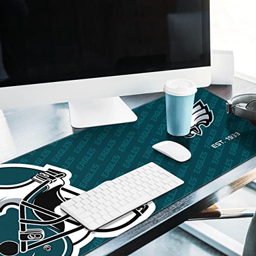 NFL Desk Pad - Water Resistant, Non-Slip Rubber Backing, 31.5" x 12"
