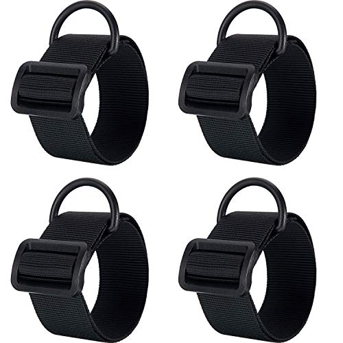 4 Pack Adjustable Gun Sling Adapters - Durable D-Ring Attachments