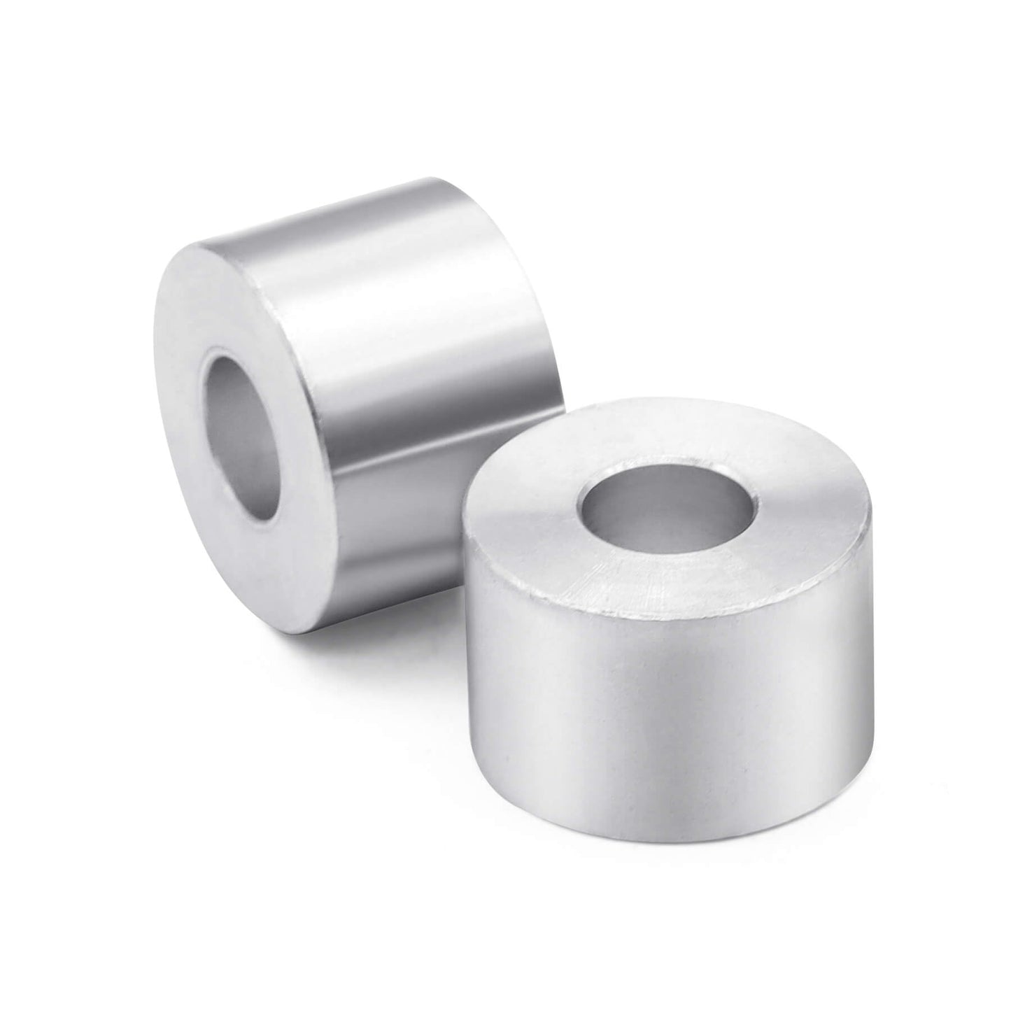 Wulankd 15pcs Aluminum Spacer 3/4" OD x 5/16" ID x 1/2" Length, Round Spacer, Unthreaded Standoff Bushing Plain Finish, Fits Screws Bolts 5/16"