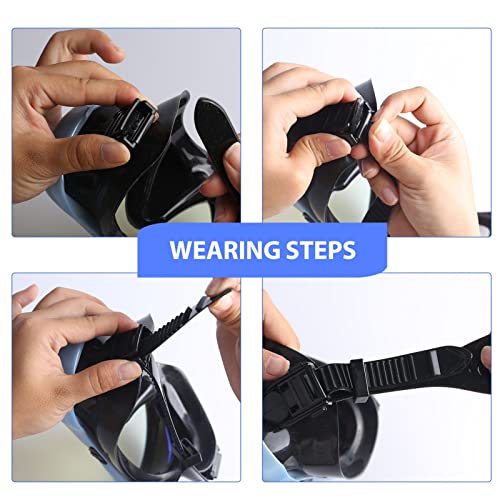 Universal Silicone Replacement Mask Strap,Scuba Straps Head Band