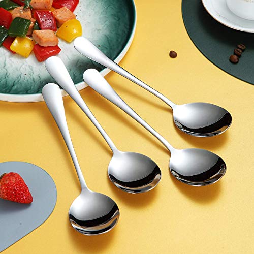 Solid Stainless Steel Serving Spoons Set - 4 Pieces