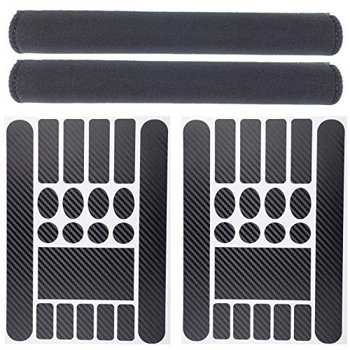 Bike Frame Chain Protective Guard Pad & Chainstay Decal Set - 2 Pack