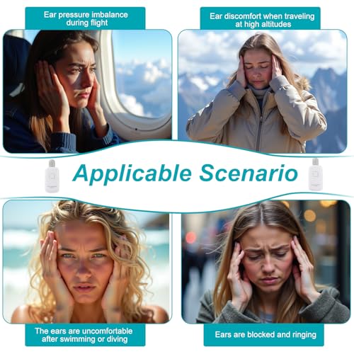 Eustachian Tube Unclogger - Ear Pressure Relief Device - Balanced Ear Pressure Safely & Naturally - Eustachian Tube Exerciser