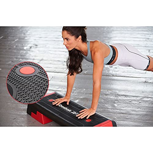 Adjustable Aerobic Step Platform for HIIT & Cardio - Red