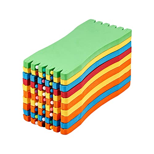 Fishing Leader Line Holder Foam Board - 14 x 6cm, Pack of 10 with Pins