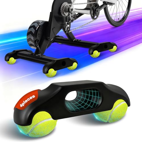 Indoor Cycling Rocker Feet with Tennis Balls for Wahoo Kickr Core 2