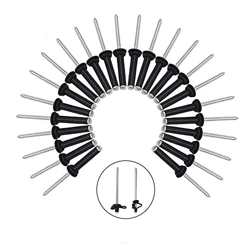Tri-Grip Kayak Rivets with Waterproof O-Rings - 20 Pcs