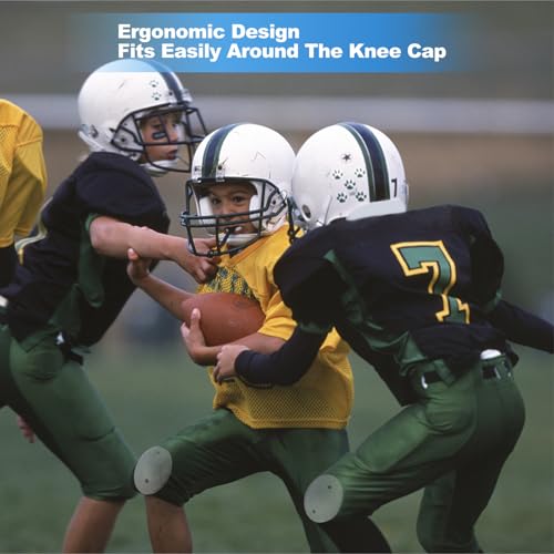 Youth Football Knee Pads 4 Pack Impact-Absorbing & Breathable Protective Gear