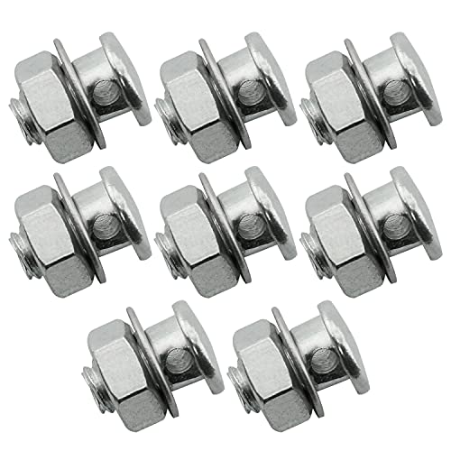 8-Piece Bicycle Brake Cable Clamp Locking Screw Set