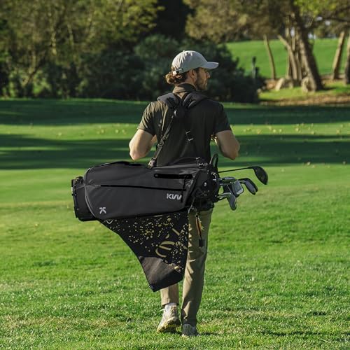 Lightweight Golf Stand Bag with 7 Full-Length Dividers, 5 Pockets - Charcoal