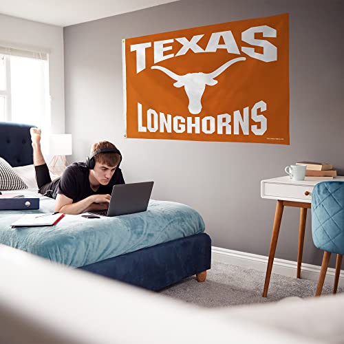 Texas Longhorns 3' x 5' Single-Sided Banner Flag with Grommets