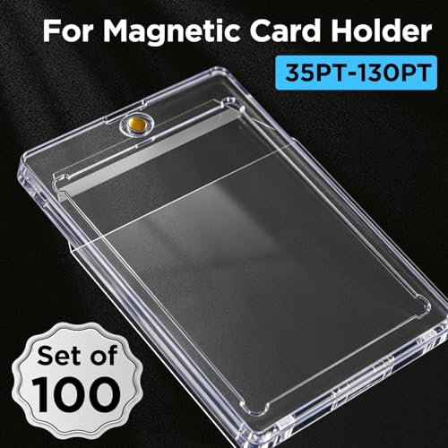 Resealable Team Bags for Magnetic Card Holders - 100 Pack
