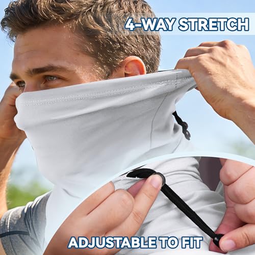 SNSUSK UPF 50+ Breathable Neck Gaiter for Men & Women - Sun Protection