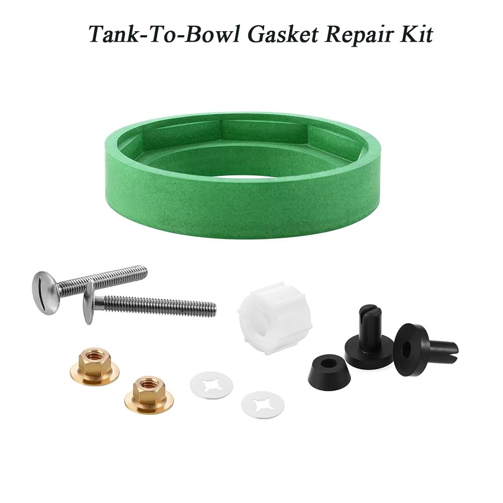 YSD 3 Inch Toilet Tank to Bowl Coupling Kit Compatible for American Standard Champion 4 Toilet Parts AS738756-0070A, Toilet Tank Replacement Kit Includes Gasket & Bolt Kit