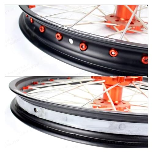 16" x 1" Motorcycle Rim Strip - Heavy-Duty Rubber Tire Protection