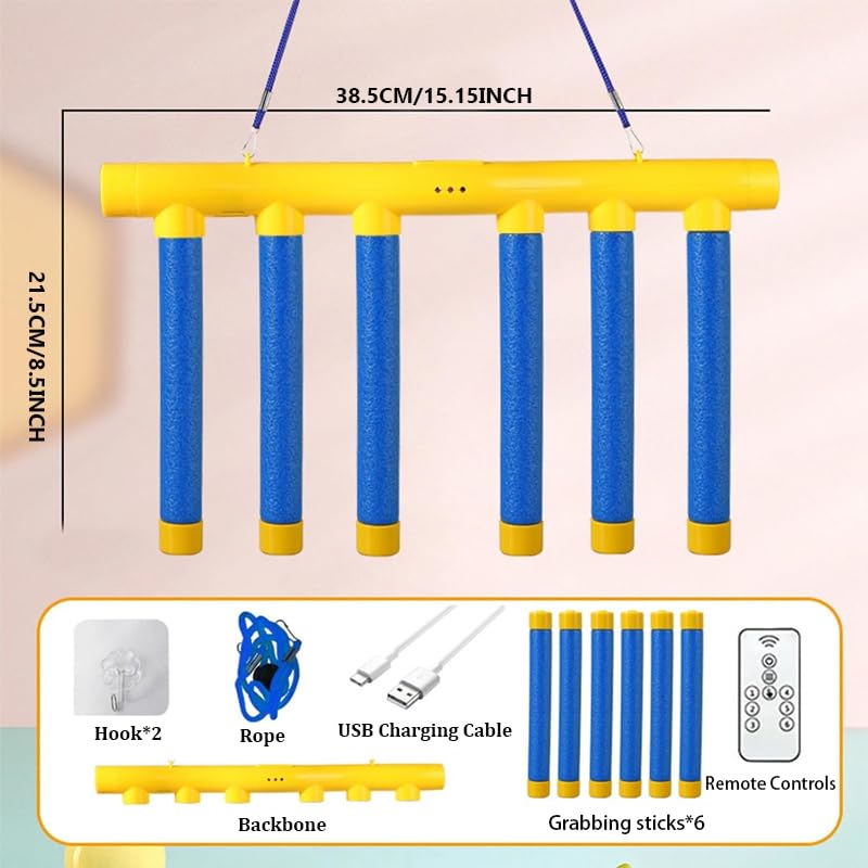 Reflex Drop Sticks Challenge Game - Hand-Eye Coordination Toy
