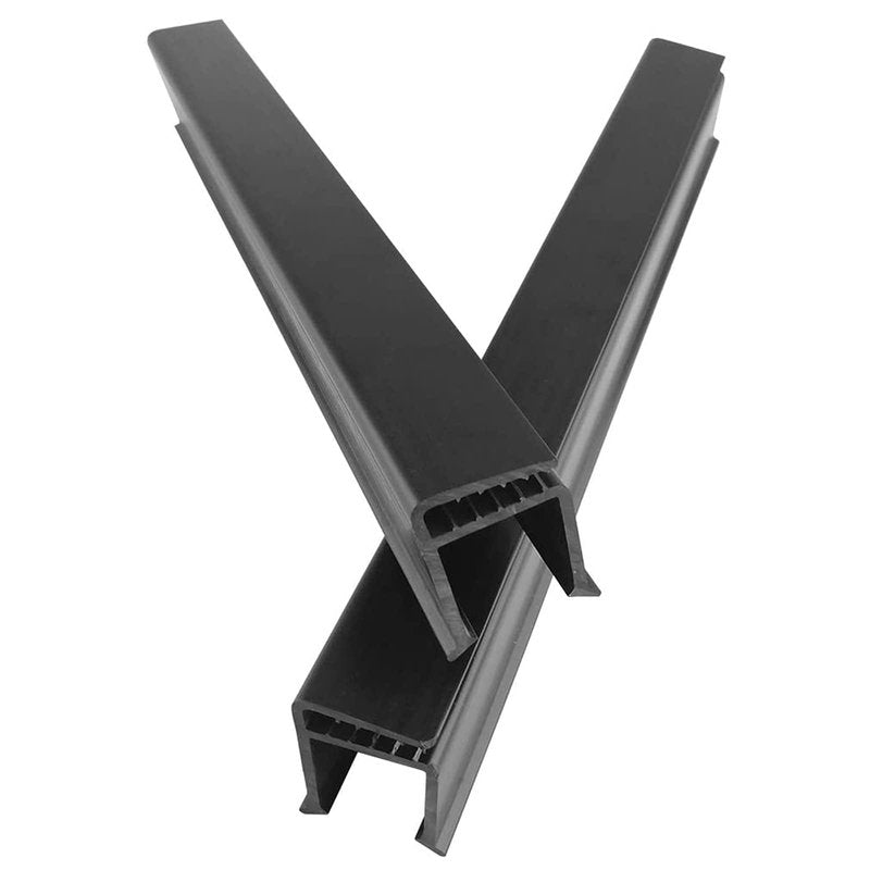 MOSNAI 12.6 inch Golf Cart Windshield Sash Clips Fit 1"x1" Tube for Club Car DS Club Car Precedent Golf Carts 1014441-01 1021630-01(2pcs)