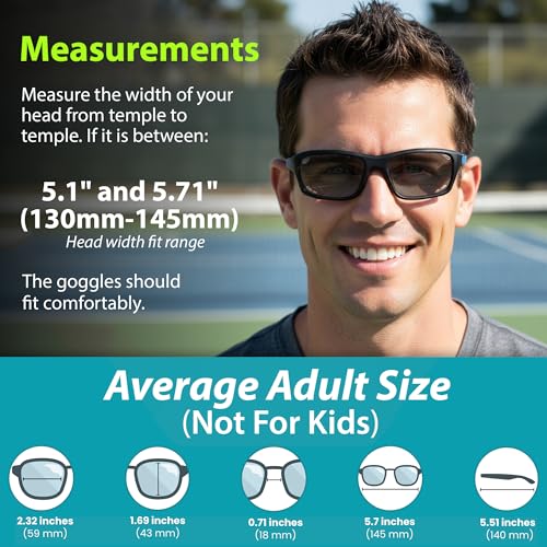 Sports Protection Goggles with Photochromic Lenses - Black/Gray