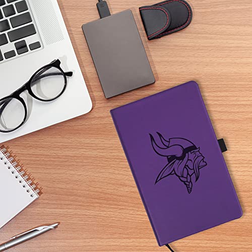 NFL Minnesota Vikings Laser-Engraved Notepad - 5.25 x 8.25 inches