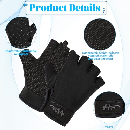 Fingerless Fishing Gloves for Men & Women - Lightweight & Breathable