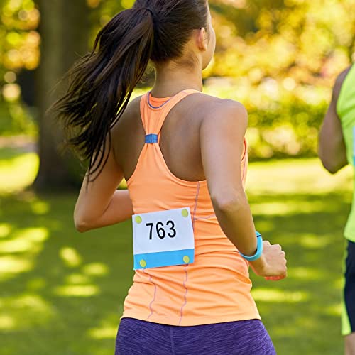 Race Bib Clips - Durable Running Number Holders for Athletes