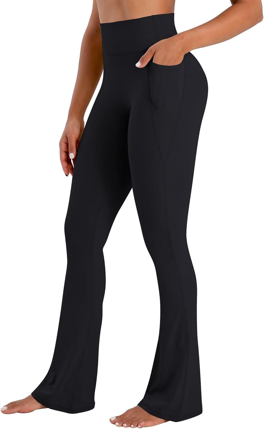 Sunzel Flare Leggings for Women - Hidden Butt Lifting, Tummy Control | Comfortable with Pockets