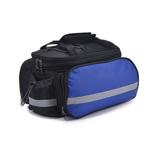 Jaugufiy Bike Rear Rack Bag，Multi-Function Bicycle Rack Carrier Bag,Bike Panniers Bag,Cycling Luggage Bag,Detachable Tail Seat Trunk Handbag Shoulder Strap Storage with Rain Cover(27L)