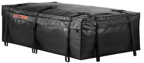 CURT 18221 Extended Roof Rack Cargo Bag Black