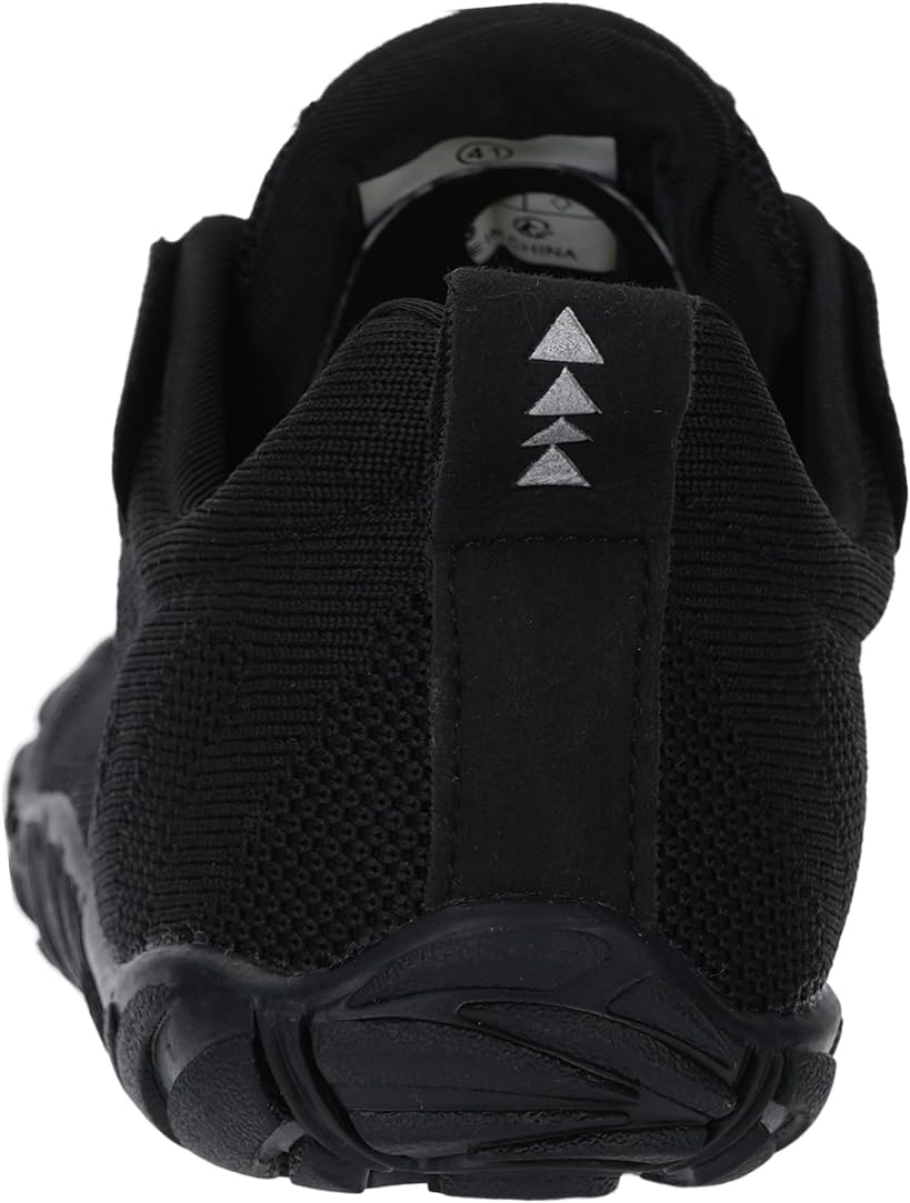Joomra Women's Minimalist Shoes Ladies Size 7.5-8 Barefoot Zero Drop Wide Toe Box Sneakers Fitness Outdoor Hiking Climbing Travel Footwear Black 38