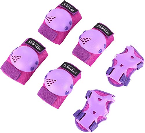 Kids Protective Gear Set - Knee Pads, Elbow Pads & Wrist Guards for Sports