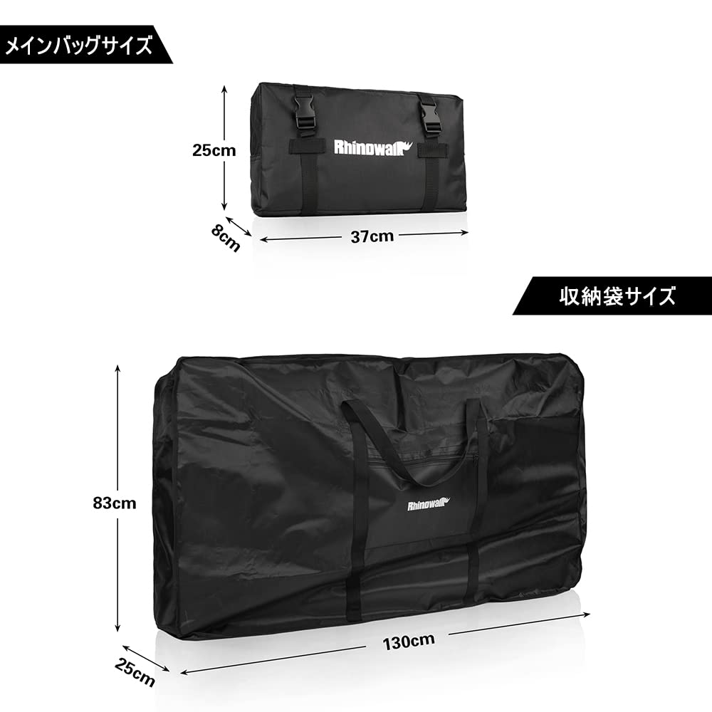 Rhinowalk Folding Bike Carry Bag 26 Inch Thick Bicycle Transport Storage Case Bike Travel Bag for Air Travel,Transport,Shipping Professional Cycling Accessories