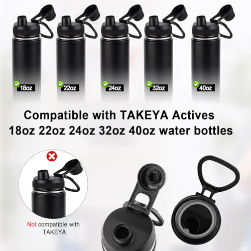 Silicone Gasket Replacement O-Rings for TAKEYA Actives Water Bottles - 6 Pack
