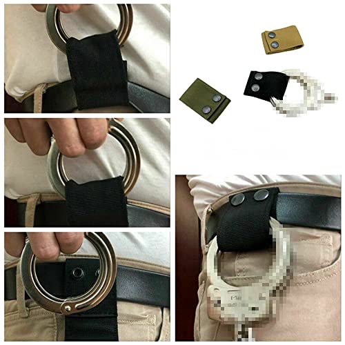 Nylon Handcuff Case with Safety Snap Closure - Black