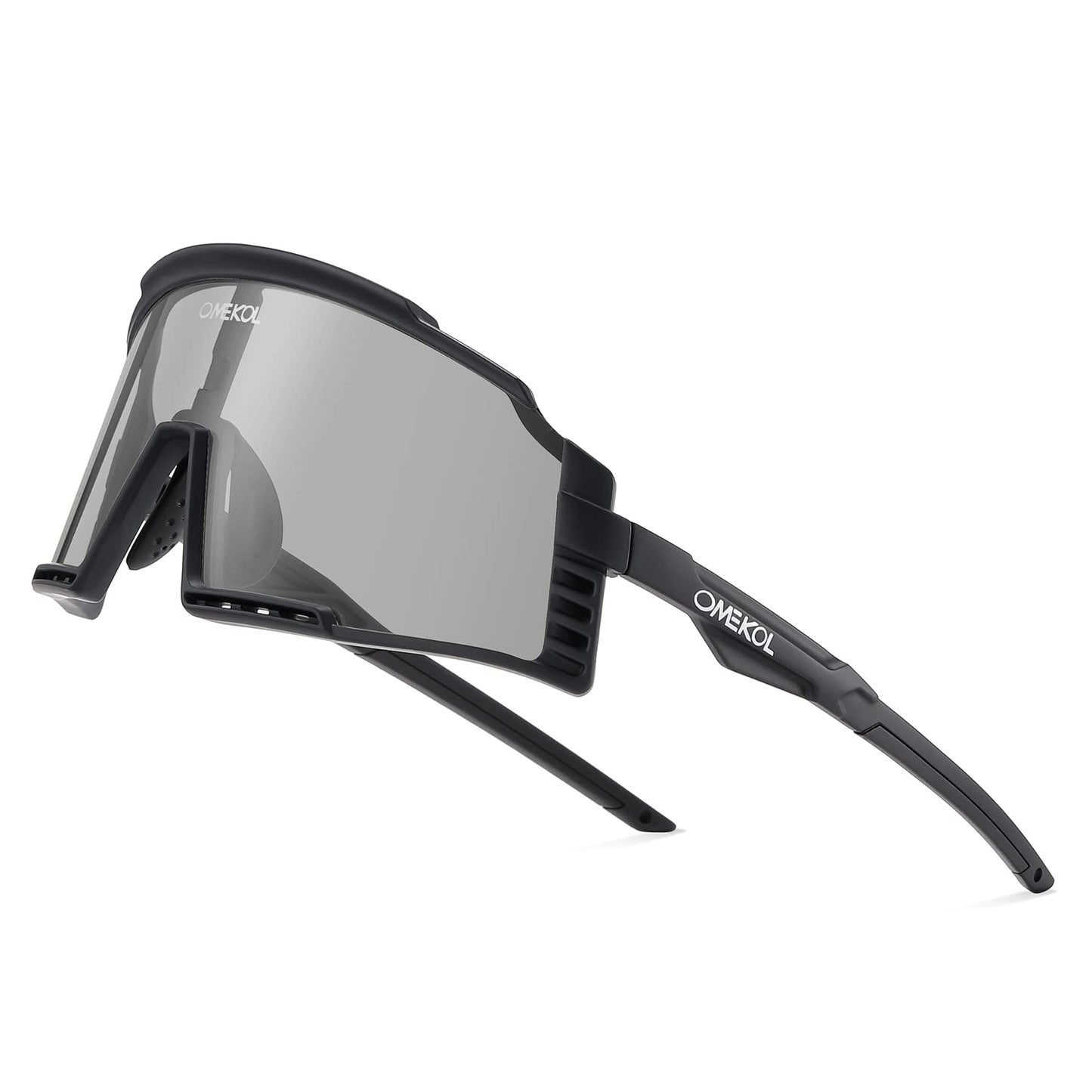 OMEKOL Sports Baseball Sunglasses Men Women Running Cycling Glasses Mountain Bike Goggles MTB Riding Bicycle UV Protection Eyewear Outdoor(F7)