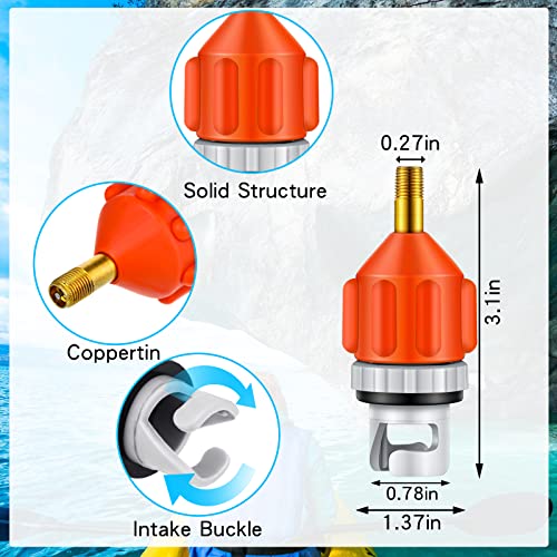 4-Piece SUP Pump Adapters Set for Kayaks, Boards & Inflatable Boats