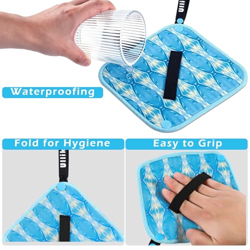 Soft & Absorbent Pee Cloth for Women - Light Blue
