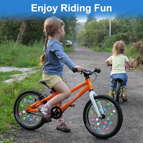 144 Pieces Colorful Glow in The Dark Bike Spoke Beads - Multi-Color
